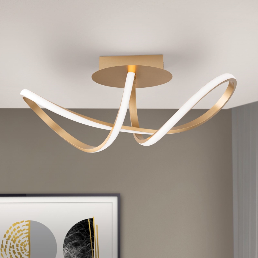 LED Dimmable surface-mounted chandelier CIRCUS LED/30W/230V gold