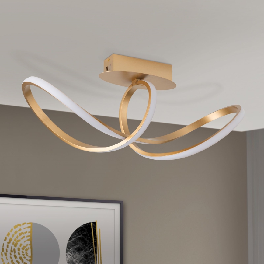 LED Dimmable surface-mounted chandelier CIRCUS LED/30W/230V gold