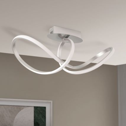 LED Dimmable surface-mounted chandelier CIRCUS LED/30W/230V matte chrome