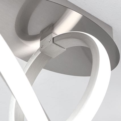 LED Dimmable surface-mounted chandelier CIRCUS LED/30W/230V matte chrome