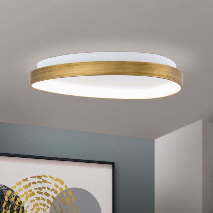 LED Ceiling light CHARLIE LED/35W/230V d. 45 cm gold