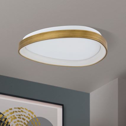 LED Ceiling light CHARLIE LED/35W/230V d. 45 cm gold