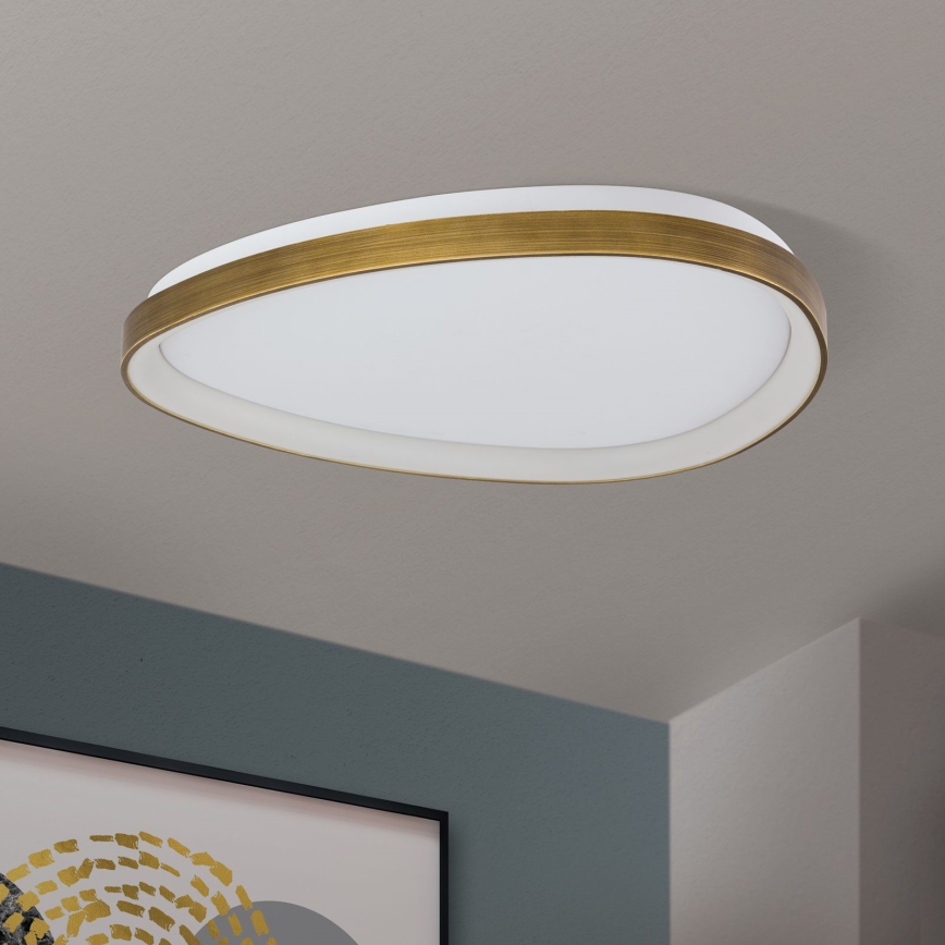 LED Ceiling light CHARLIE LED/48W/230V d. 65 cm gold