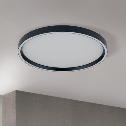 LED Dimmable ceiling light MASCA LED/36W/230V 2700/3350/4000K d. 40 cm black