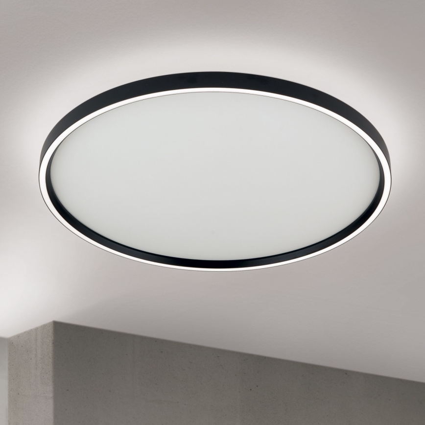 LED Dimmable ceiling light MASCA LED/47W/230V 2700/3350/4000K d. 60 cm black
