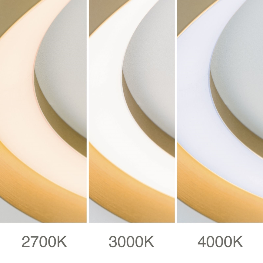 LED Dimmable ceiling light MANTA LED/38W/230V 2700/3000/4000K d. 45 cm gold