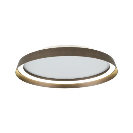 LED Dimmable ceiling light MANTA LED/38W/230V 2700/3000/4000K d. 45 cm brown