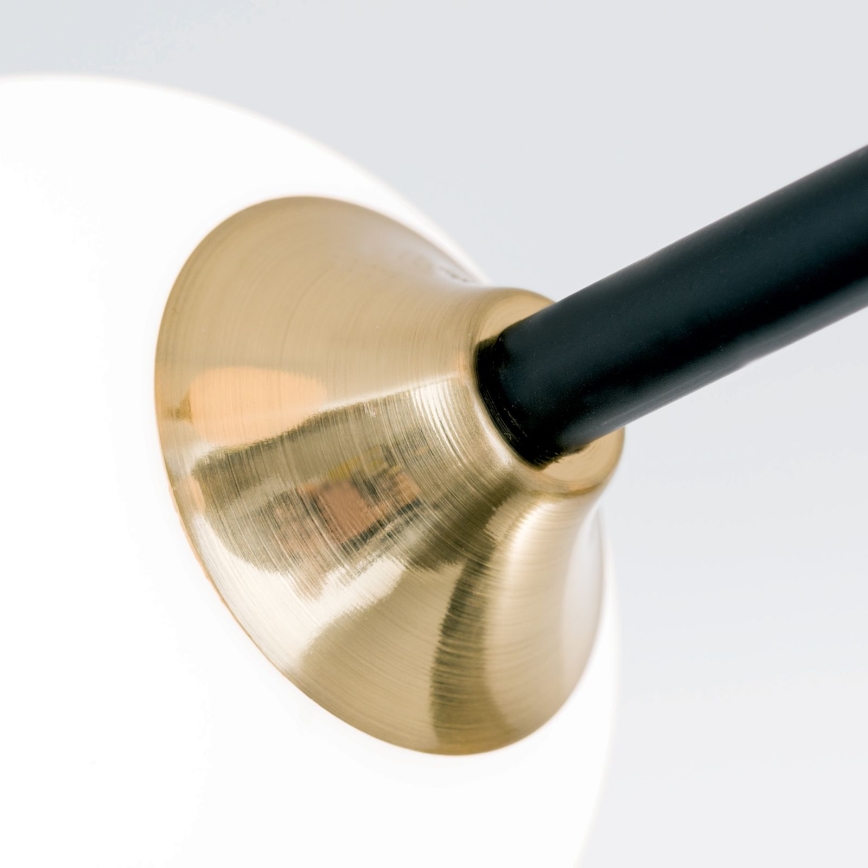 Surface-mounted chandelier SNOWWHITE 6xG9/20W/230V d. 84 cm black/gold