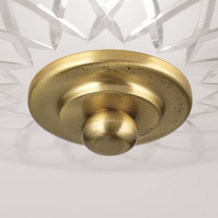 Ceiling light PORTO 1xE27/40W/230V d. 26 cm gold