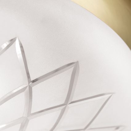 Ceiling light PORTO 1xE27/40W/230V d. 26 cm gold