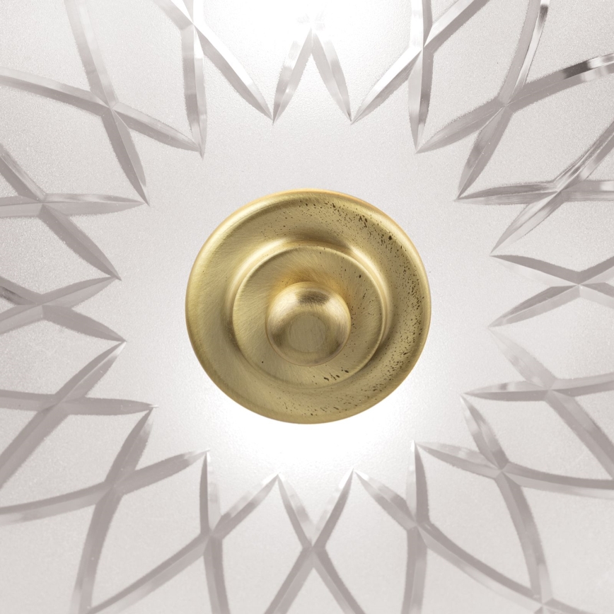 Ceiling light PORTO 2xE27/40W/230V d. 37 cm gold