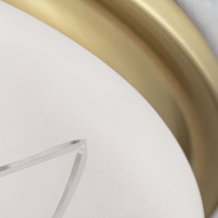 Ceiling light PORTO 2xE27/40W/230V d. 37 cm gold