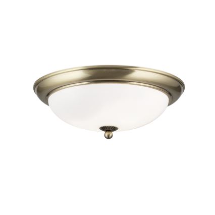 Ceiling light EMPIRA 2xE27/40W/230V Ø 35.5 cm bronze