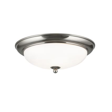 Ceiling light EMPIRA 2xE27/40W/230V diameter 35.5 cm matte chrome