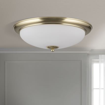 EMPIRA Ceiling Light — 3×E27 (max. 40 W) · 230 V · Ø 48 cm · Brass