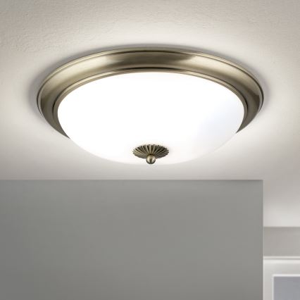 EMPIRA ceiling light, 3x E27/40W/230V, Ø 48 cm, bronze