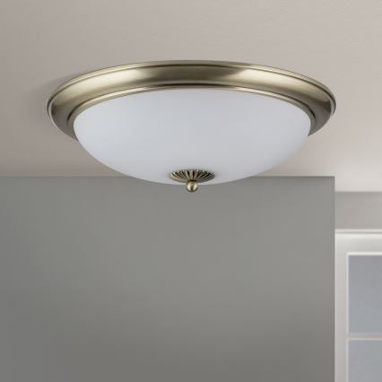 EMPIRA ceiling light, 3x E27/40W/230V, Ø 48 cm, bronze