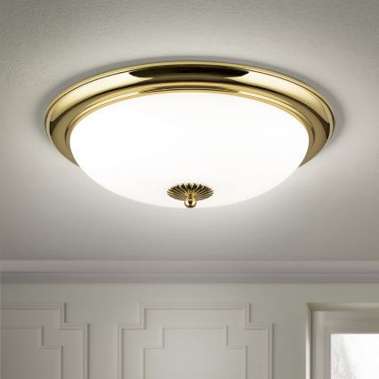 EMPIRA Ceiling Light 3xE27/40W/230V, diam. 48 cm, gold