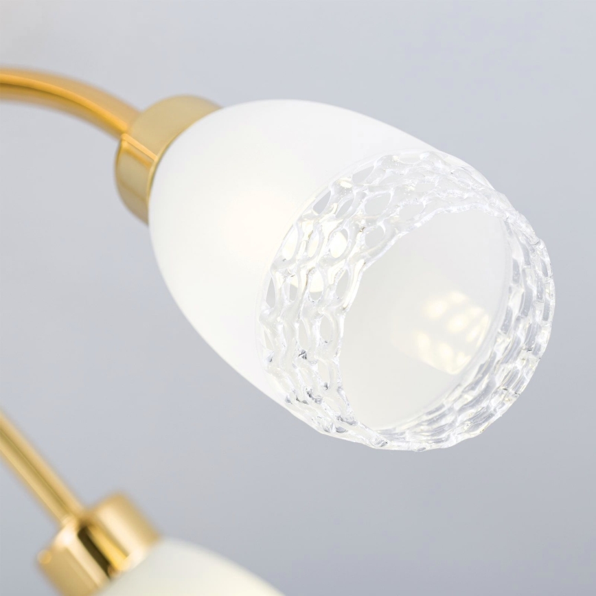 Flush-mount chandelier CARLA 5xG9/28W/230V gold