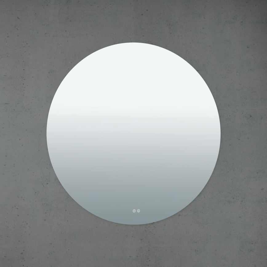 FOCUS LED backlit heated bathroom wall mirror 30W/230V 3000/4200/6000K Ø 100 cm IP44