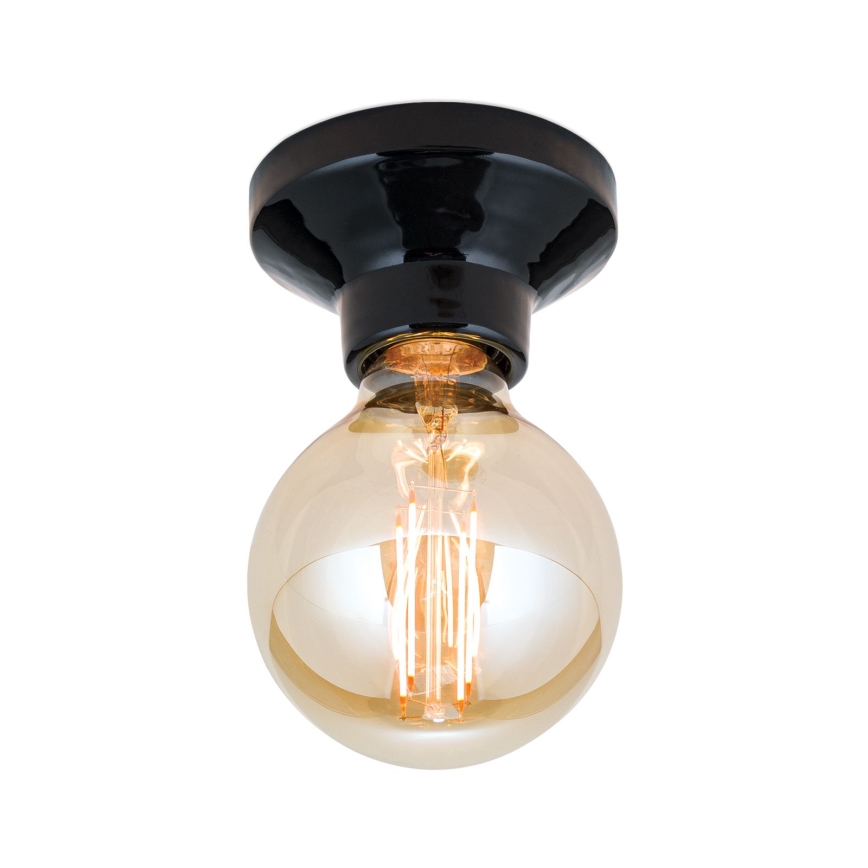 Ceiling light FROST 1xE27/60W/230V black