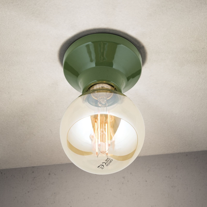 FROST Ceiling Light 1xE27/60W/230V Green
