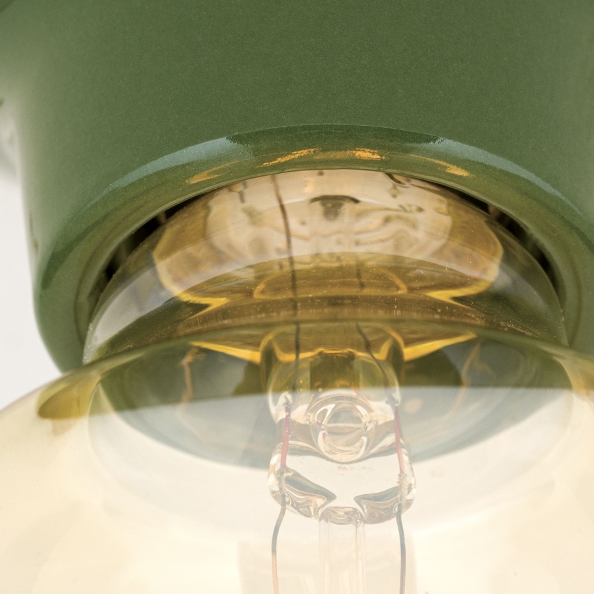 FROST Ceiling Light 1xE27/60W/230V Green