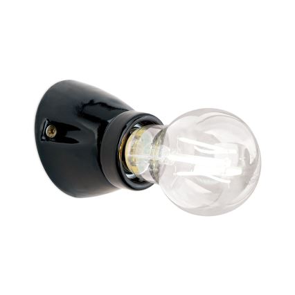 Wall light FROST 1xE27/60W/230V black