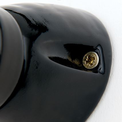 Wall light FROST 1xE27/60W/230V black