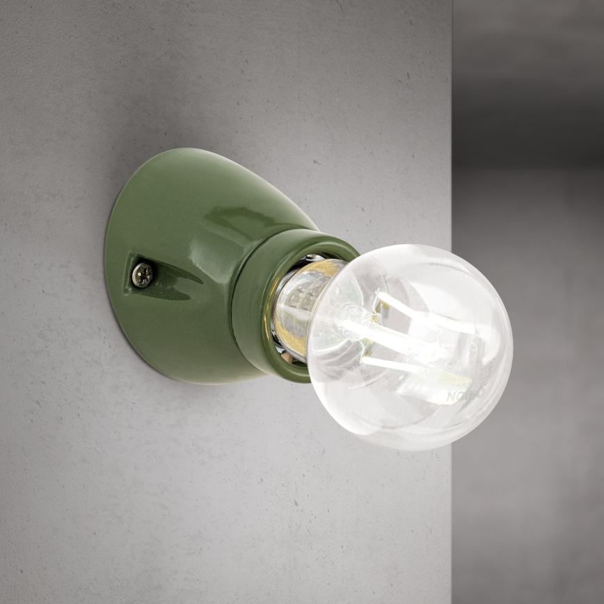 FROST Wall Light 1x E27/60W/230V – Green