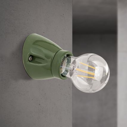 FROST Wall Light 1x E27/60W/230V – Green