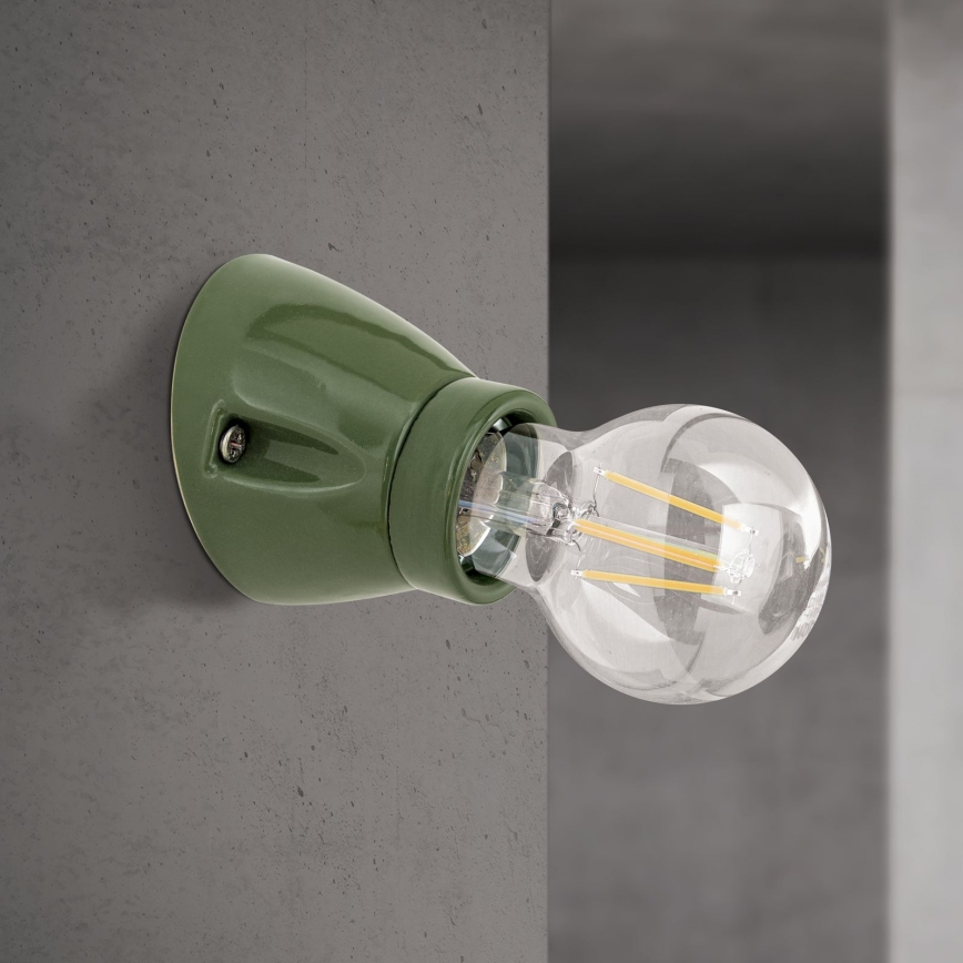 FROST Wall Light 1x E27/60W/230V – Green