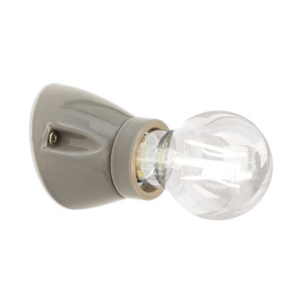 FROST Wall Light 1xE27/60W/230V Grey