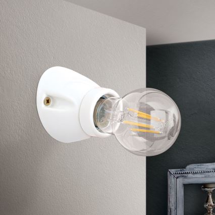 FROST Wall Light 1xE27/60W/230V, White