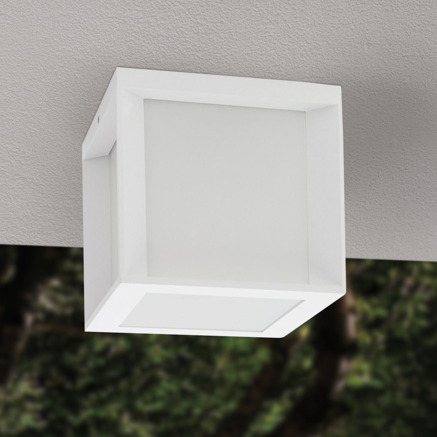 Orion - HENRY Outdoor Fixture 1xE27/15W/230V 16x16 cm IP44 White