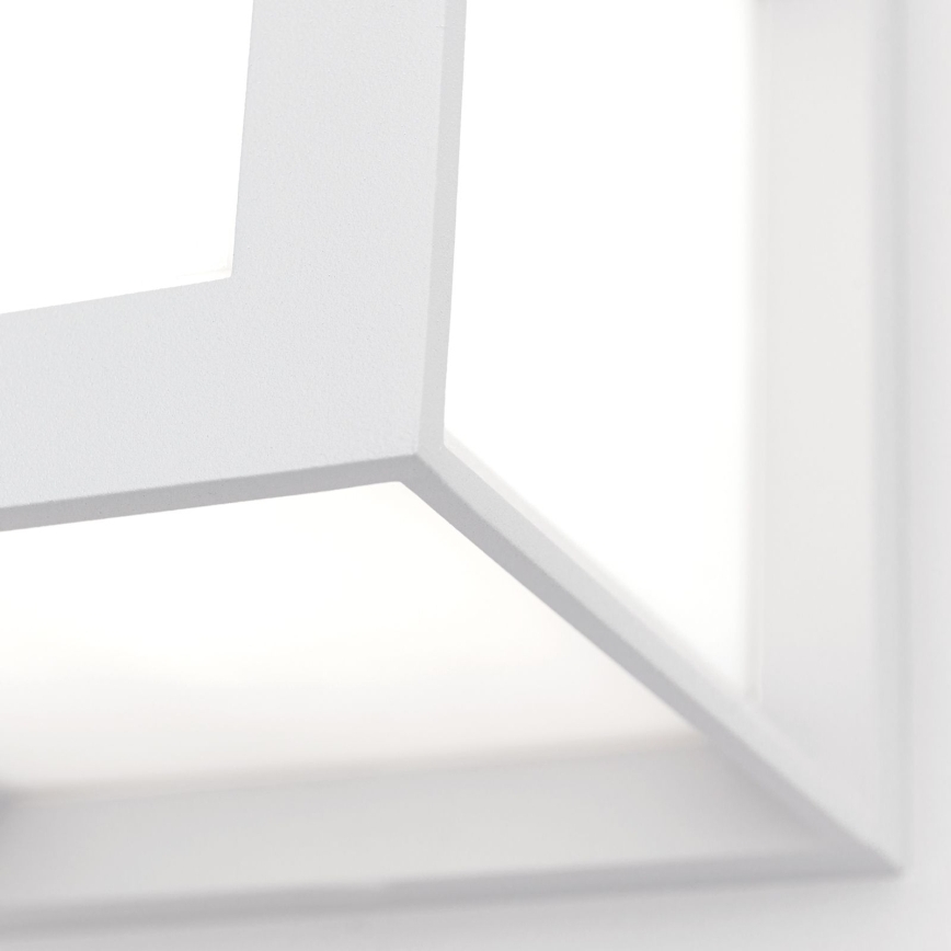Orion - HENRY Outdoor Fixture 1xE27/15W/230V 16x16 cm IP44 White