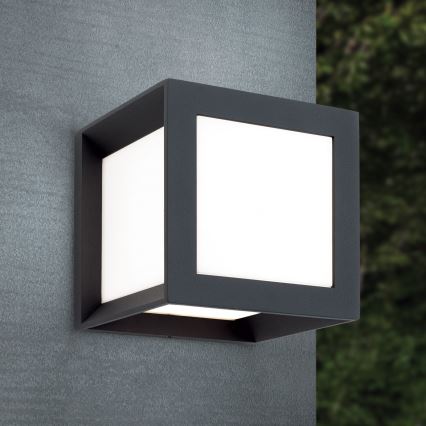 HENRY Outdoor Light 1xE27/15W/230V 16x16 cm IP44 anthracite