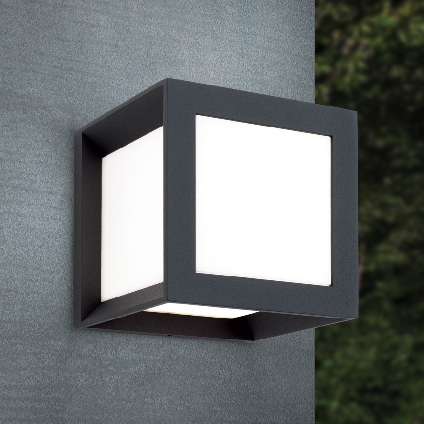 HENRY Outdoor Light 1xE27/15W/230V 16x16 cm IP44 anthracite