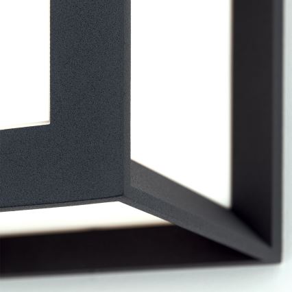 HENRY Outdoor Light 1xE27/15W/230V 16x16 cm IP44 anthracite