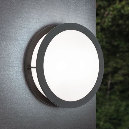 Orion - HENRY Outdoor Light 2xE27/15W/230V Ø 30 cm IP44 Anthracite