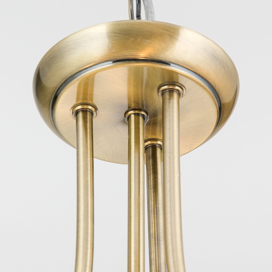 Chandelier on a chain AIDA 3xE27/60W/230V d. 39,5 cm brass