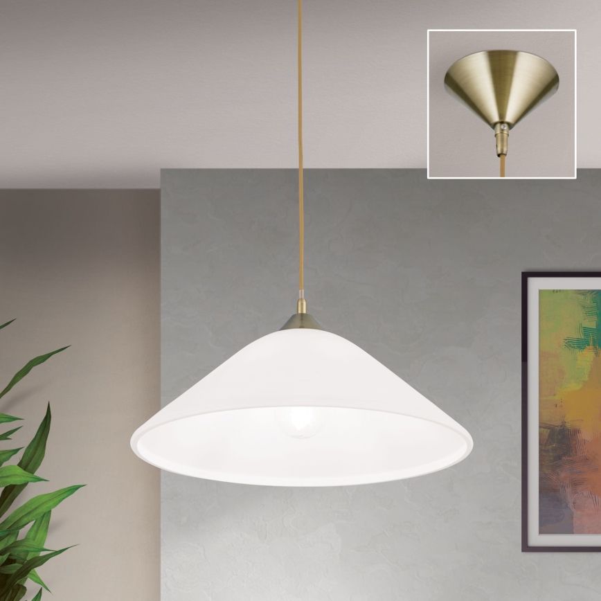 Chandelier on a string GRADO 1xE27/60W/230V d. 40 cm brass
