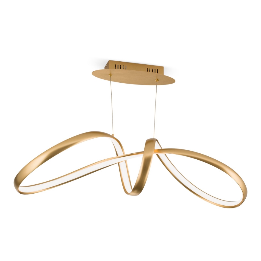 LED Dimmable chandelier on a string CIRCUS LED/36W/230V gold