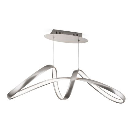 LED Dimmable chandelier on a string CIRCUS LED/36W/230V silver