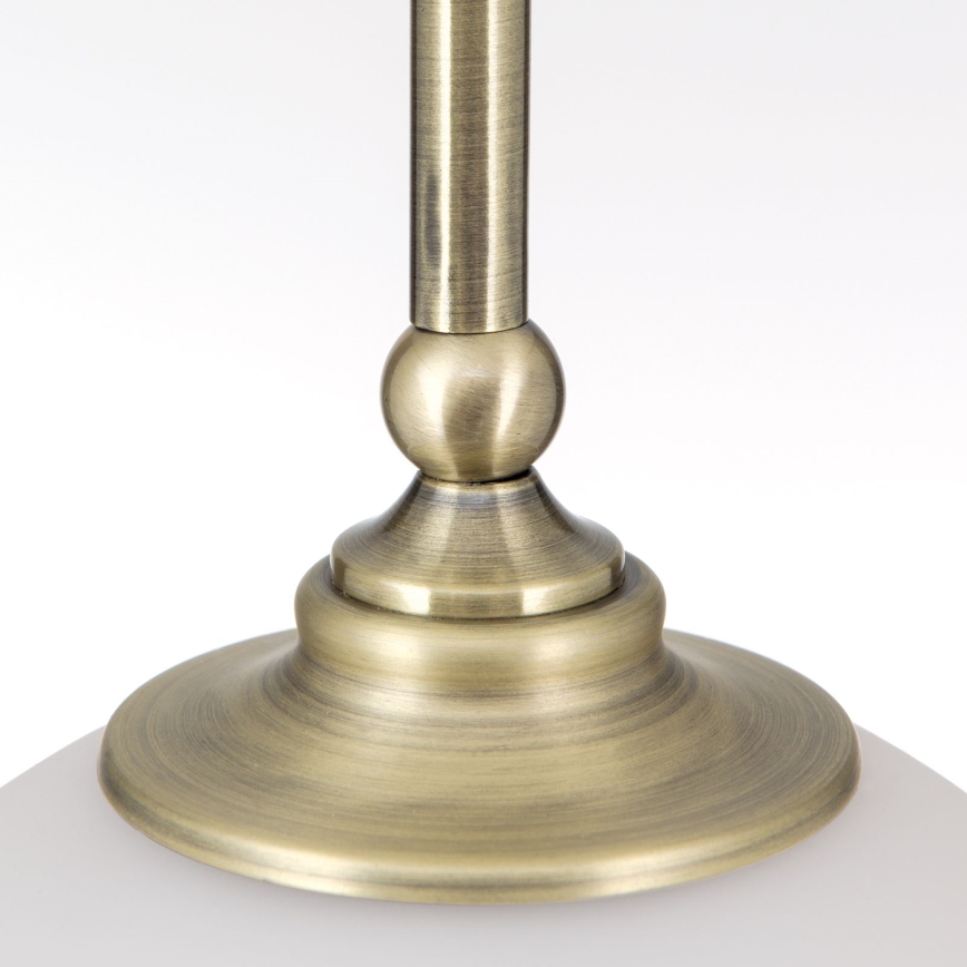 Chandelier on a string OLD LAMP 1xE27/40W/230V white/brass