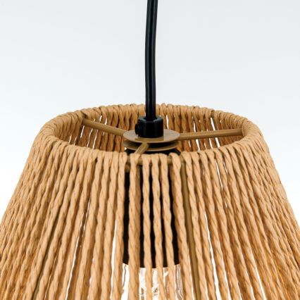 Chandelier on a string JUNGLE 1xE27/40W/230V d. 31 cm hemp
