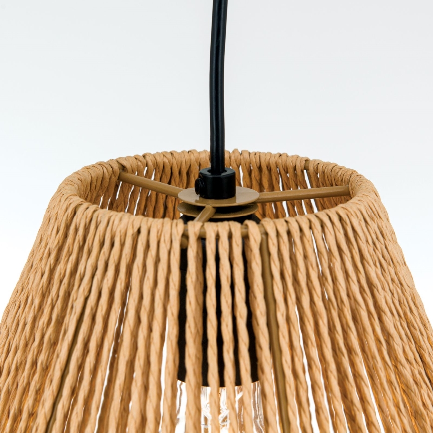 Chandelier on a string JUNGLE 1xE27/40W/230V d. 31 cm hemp