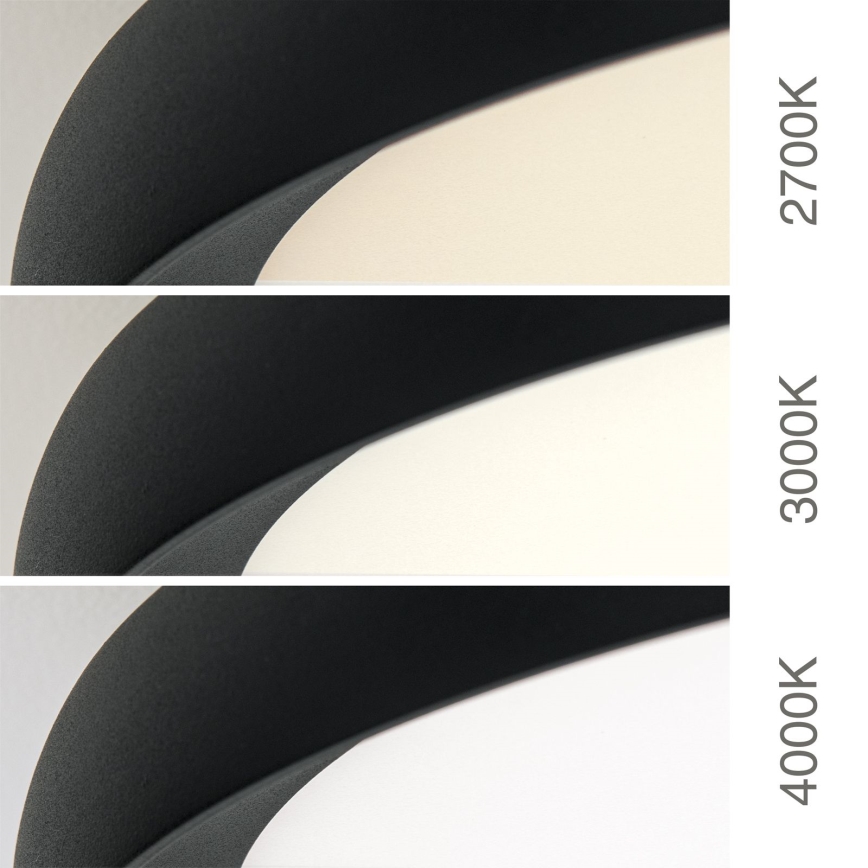 LED Ceiling Light KANT LED/30W/230V 2700/3000/4000K Ø40 cm Black