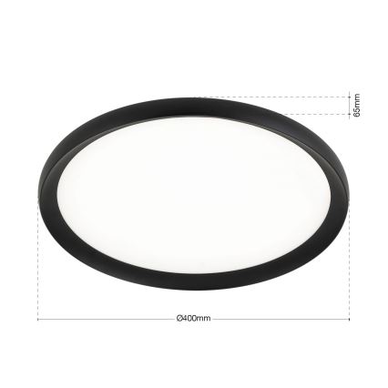 LED Ceiling Light KANT LED/30W/230V 2700/3000/4000K Ø40 cm Black