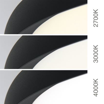 LED Ceiling Light KANT LED/50W/230V 2700/3000/4000K Ø 60 cm Black